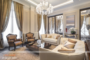Thiết kế nội thất theo phong cách tân cổ điển ở Hà Nội UY TÍN - VILAHOME