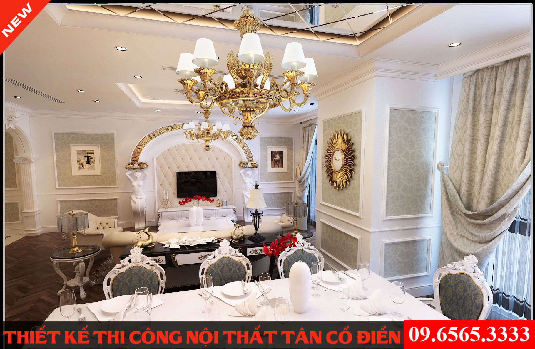 Các công trình thi công tân cổ điển đẹp nhất tại Hà Nội