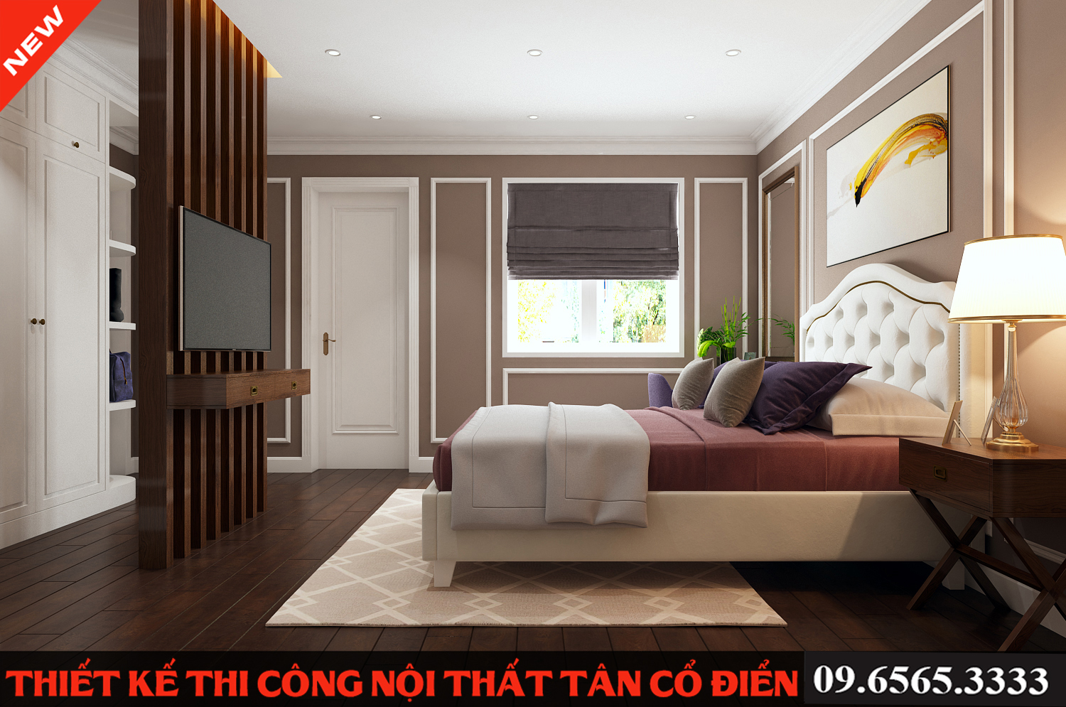 thiết kế nội thất chung cư tân cổ điển